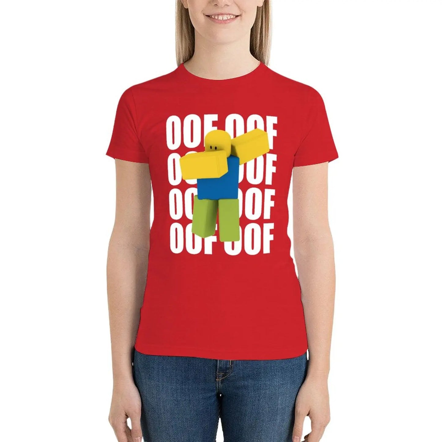 Noob OOF Nub Dubbing Dancing Funny Dank Meme Gaming Nub Gift For Gamers, Kids T-Shirt plus size tops Women t-shirts