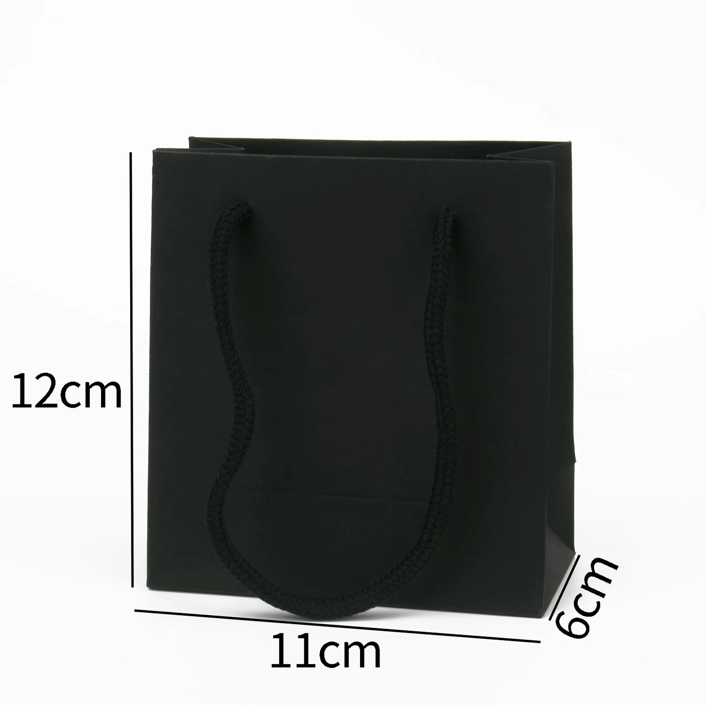 Black Paper Material Jewelry Boxes Cardboard Pendant Gift Box Bags Rectangle Necklace Bracelets Earrings Packaging Storag Boxes