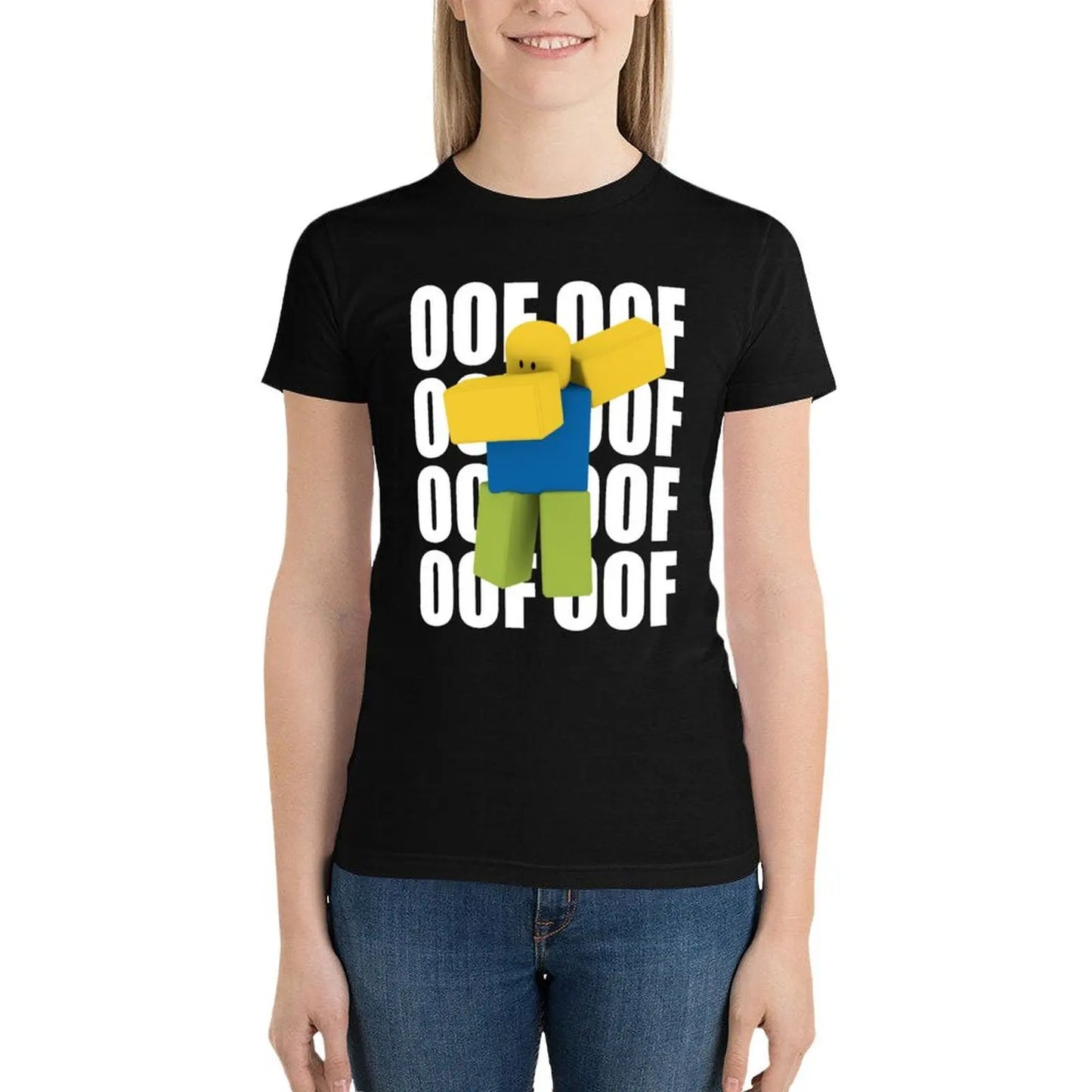 Noob OOF Nub Dubbing Dancing Funny Dank Meme Gaming Nub Gift For Gamers, Kids T-Shirt plus size tops Women t-shirts