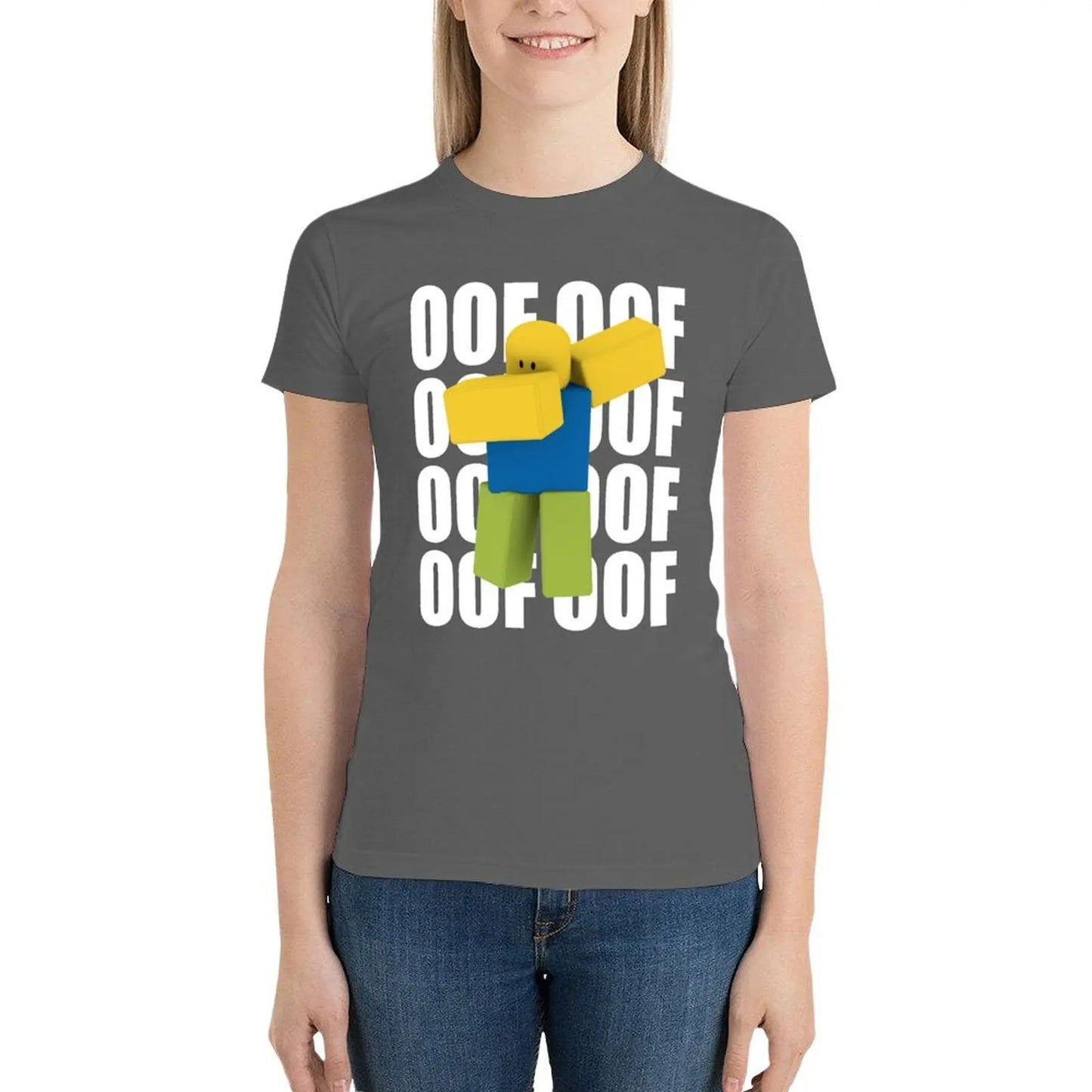 Noob OOF Nub Dubbing Dancing Funny Dank Meme Gaming Nub Gift For Gamers, Kids T-Shirt plus size tops Women t-shirts