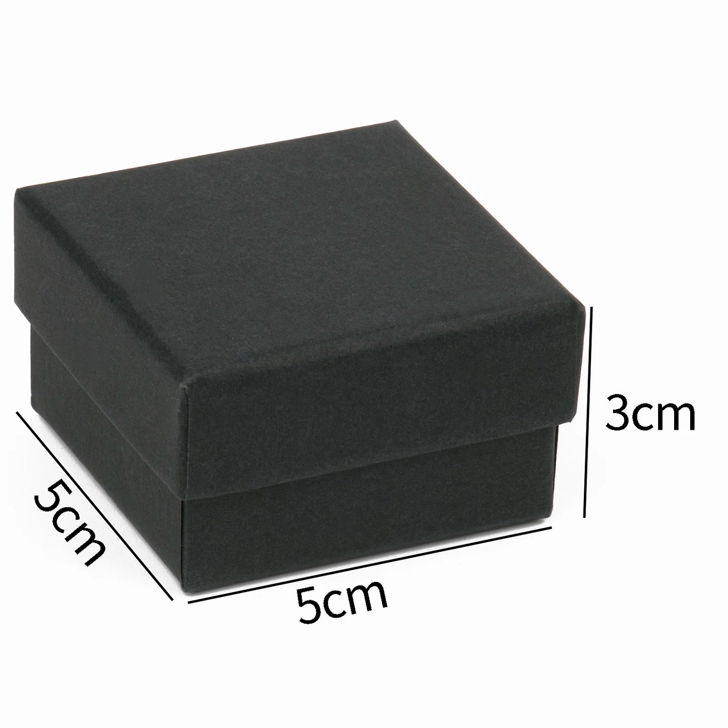 Black Paper Material Jewelry Boxes Cardboard Pendant Gift Box Bags Rectangle Necklace Bracelets Earrings Packaging Storag Boxes